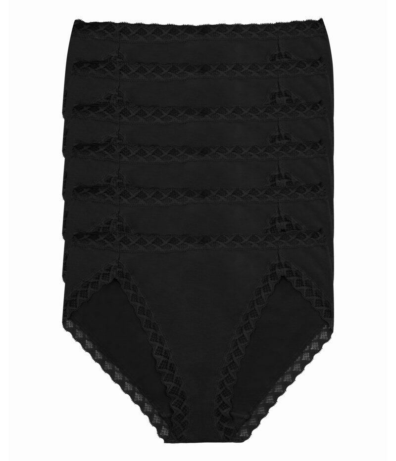 ナトリ レディース アンダーウェア パンツ Natori Bliss French Cut 6-Pack Black ブラック