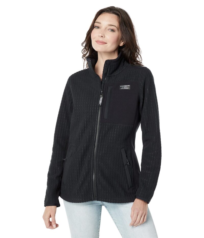 エルエルビーン レディース アウター コート フリース ジャケット L.L.Bean Mountain Classic Windproofleece Jacket Black ブラック