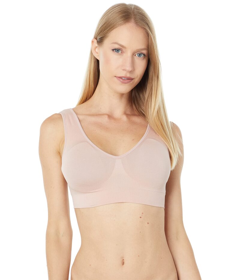 スパンク レディース アンダー御召しもの ブラ SPANX Breast of Both WorldsReversible Comfort Bra Grey/Vintage Ro 薄墨色
