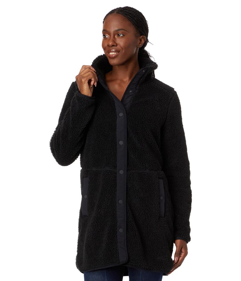 エルエルビーン レディース アウター コート L.L.Bean Sherpa Coat Black ブラック