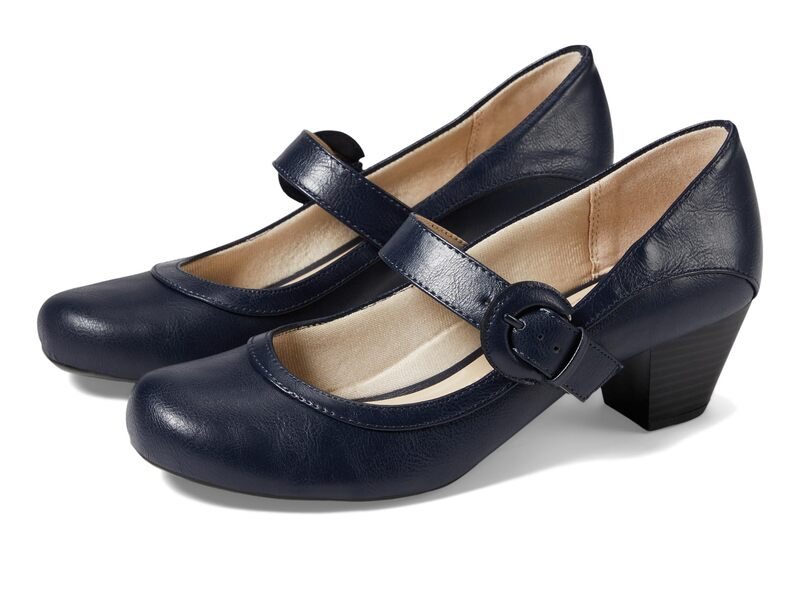 ライフストライド レディース シューズ 踵 LifeStride Rozz Navy 米国海軍