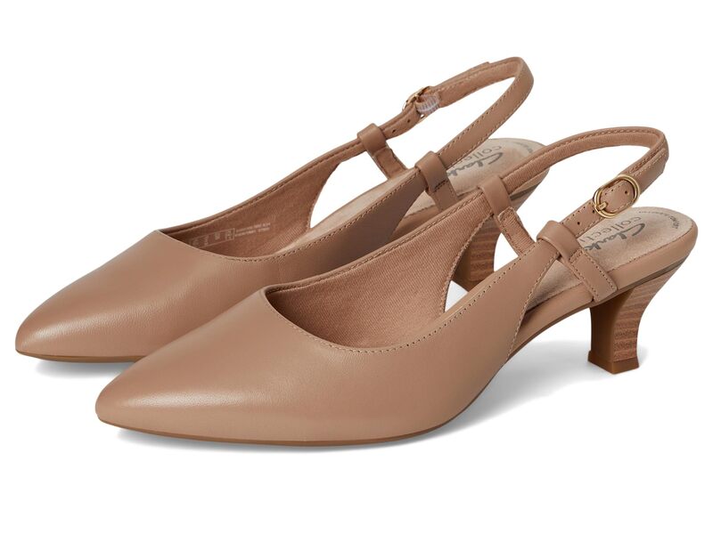 クラークス レディース シューズ 踵 Clarks Kepley Lane Warm Beige Leat ベージュ