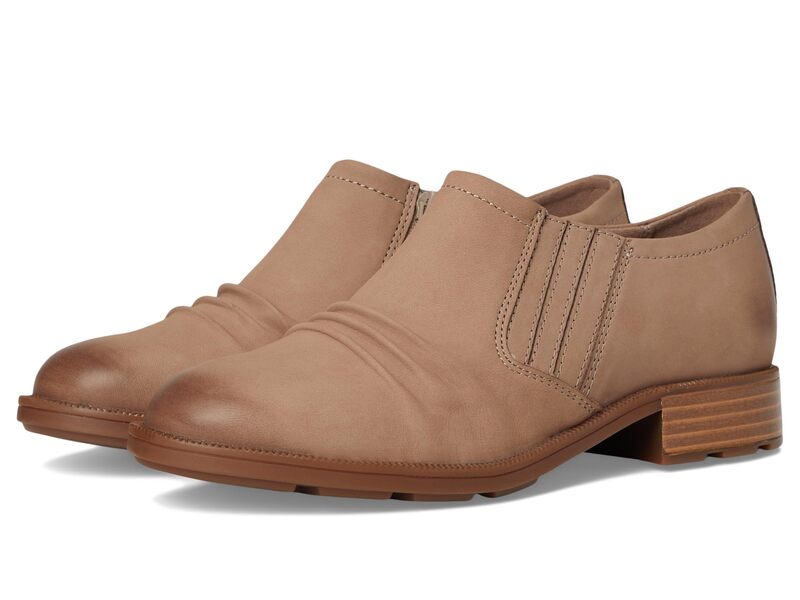 クラークス レディース シューズ ブーツ・レインブーツ Clarks Adalynn Ezra Lightaupe Nub トープ