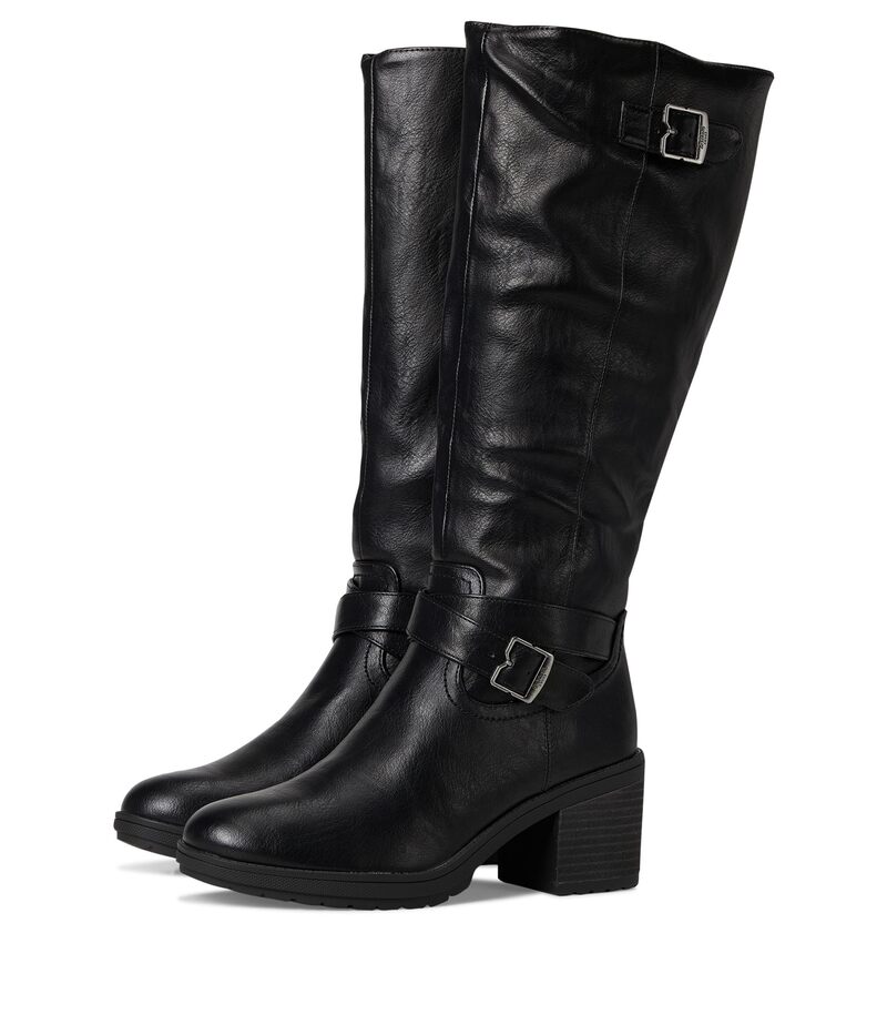ドクター・ショール レディース シューズ ブーツ・レインブーツ トール Dr. Scholl Prairie Zip Tall Boots Black ブラック