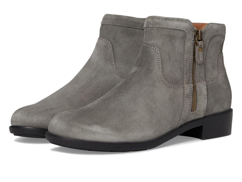 コブ 吸血鬼 レディース シューズ 踵 Cobb Hill Novela Grey Suede 薄墨色