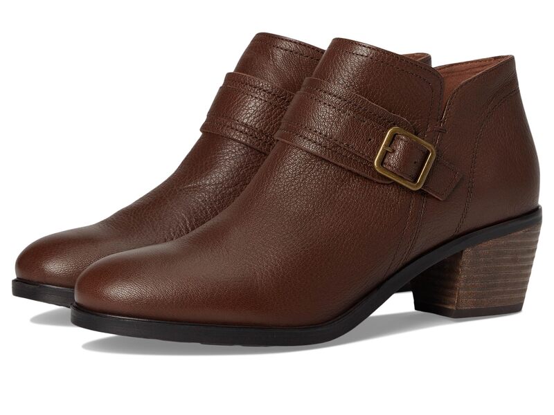 コブ 吸血鬼 レディース シューズ 踵 Cobb Hill Serri Medium Brown Le 赤銅色