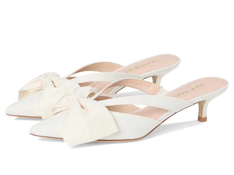 ジャックロジャース レディース シューズ 踵 Jack Rogers Cynthia Bow Mule Ivory 象牙色