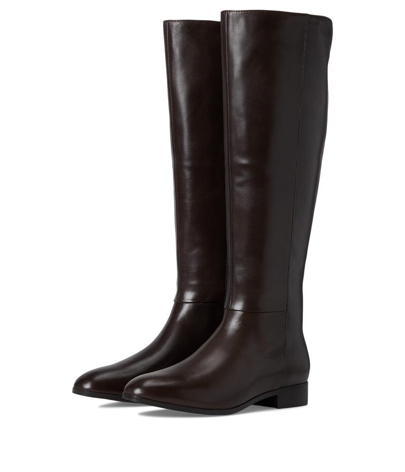 ジョンストンアンドマーフィー レディース シューズ ブーツ・レインブーツ Johnston & Murphy Tinsley Riding Boots Dark Brown ブラウン