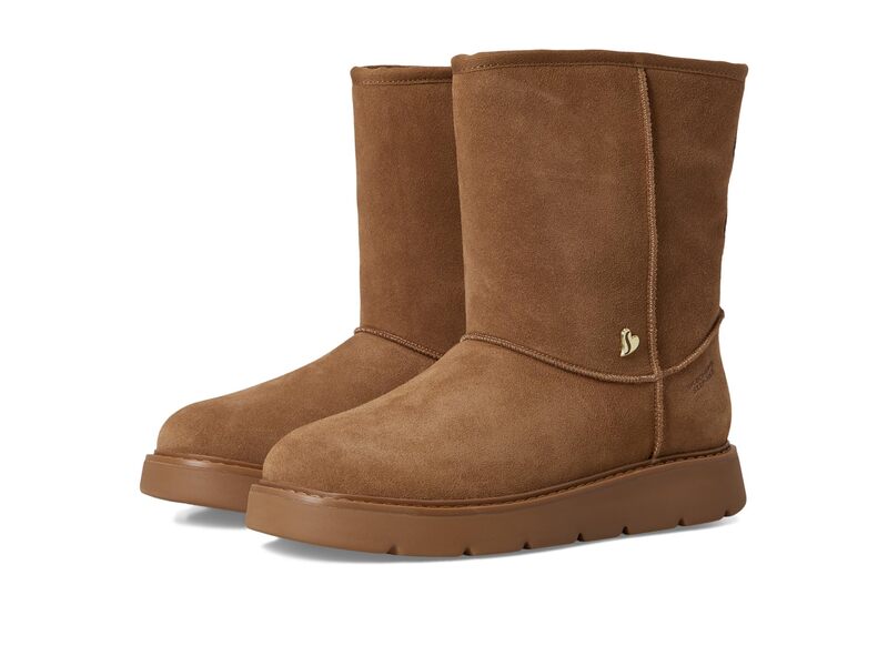 スケッチャーズ レディース シューズ ブーツ・レインブーツ SKECHERS Keepsakes Cozy - Cozy Mid Hands Free Slip-ins Chestnut