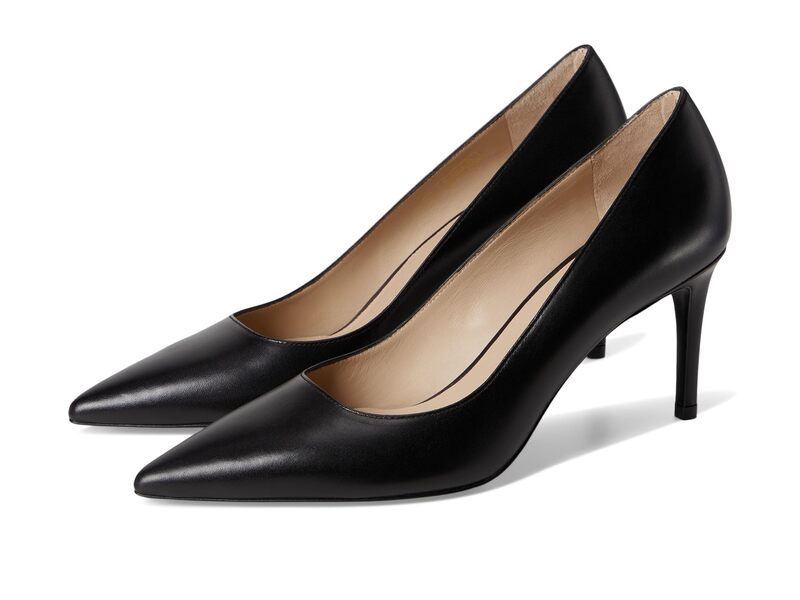 スチュアート ワイツマン レディース シューズ 踵 Stuart Weitzman Stuart Power 75 Black 1 黒いこと