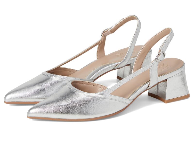 ナチュライザー レディース シューズ 踵 Naturalizer Mila Dresshoesilver Leather しろがね色