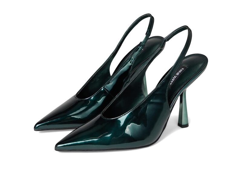 ナインウェスト レディース シューズ ヒール Nine West Kates Teal Mirror Met ティール