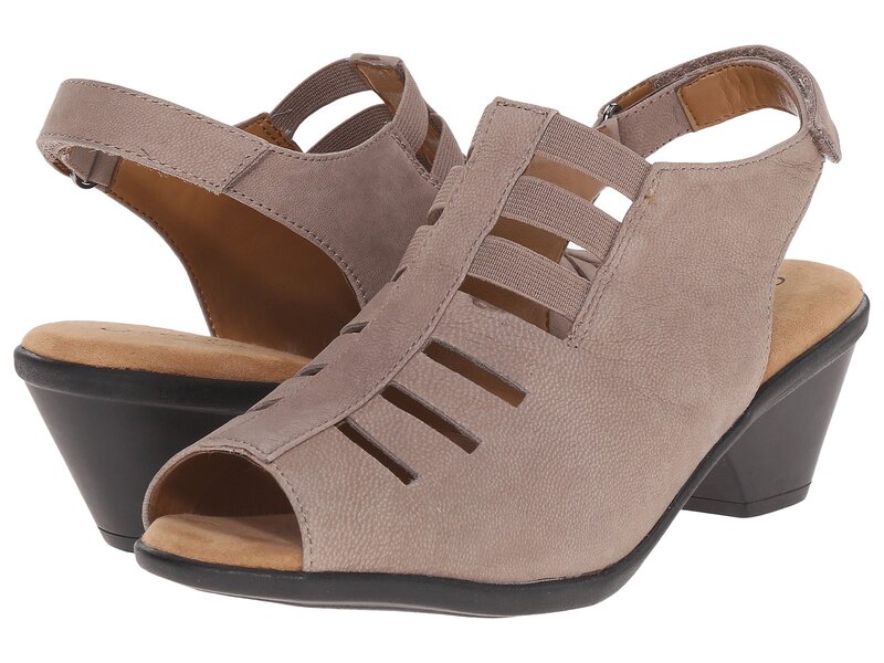 コンフォーティバ レディース シューズ 踵 Comfortiva Faye Grey Otago Nubu 薄墨色
