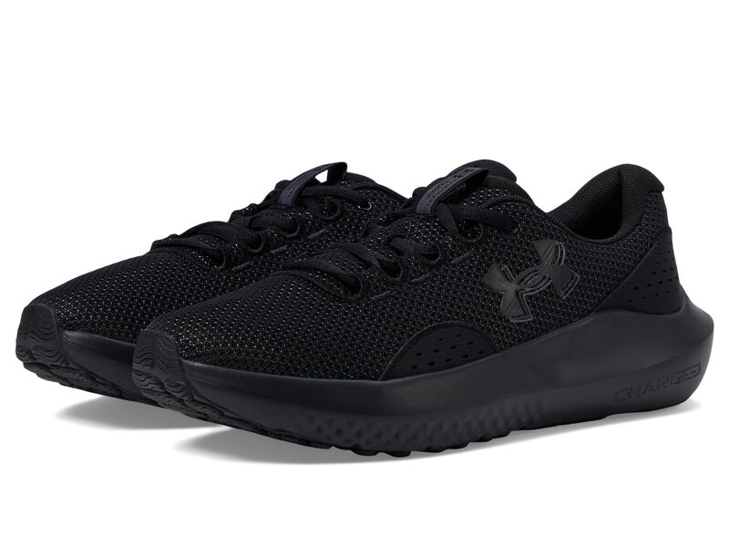 アンダーアーマー レディース シューズ スニーカー Under Armour Charged Surge 4 Black/Black/Bla 黒いこと