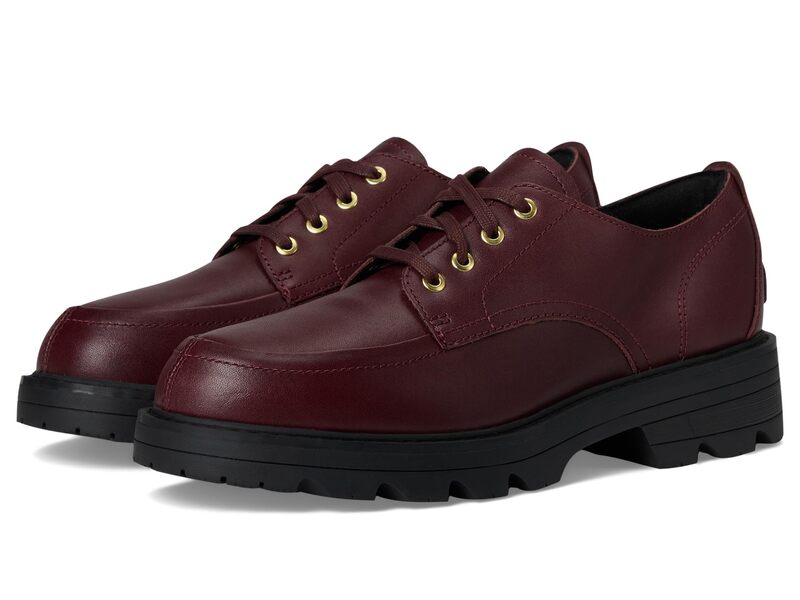ソレル レディース シューズ スリッポン・ローファー ダービー SOREL Revel Ave Derby Redwood/Black ブラック