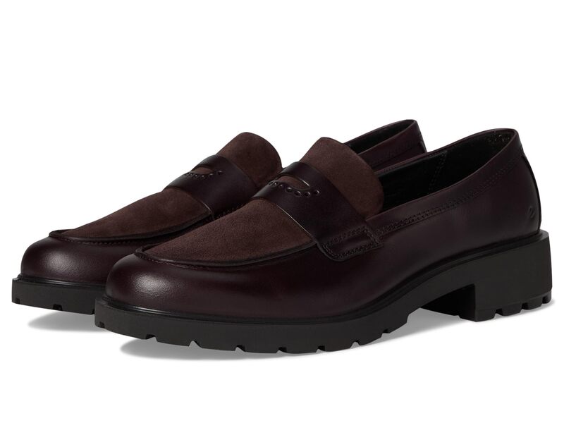 エコー レディース シューズ スリッポン・ローファー ECCO Vienna Loafer Garnet/Garnet