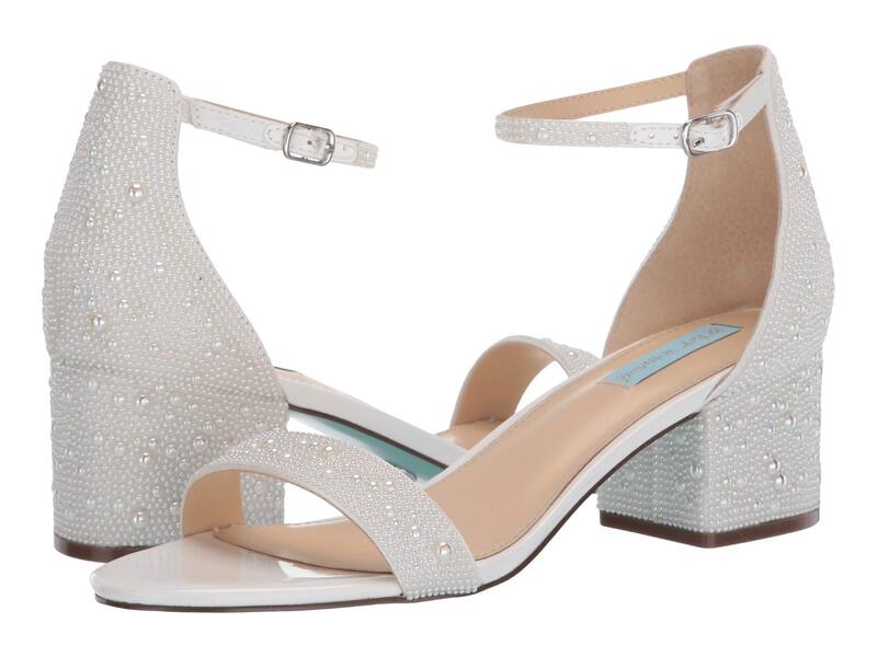 ブルーバイベトシージョンソン レディース シューズ 踵 サンダル Blue by Betsey Johnson Mari Heeled Sandal White 白いこと