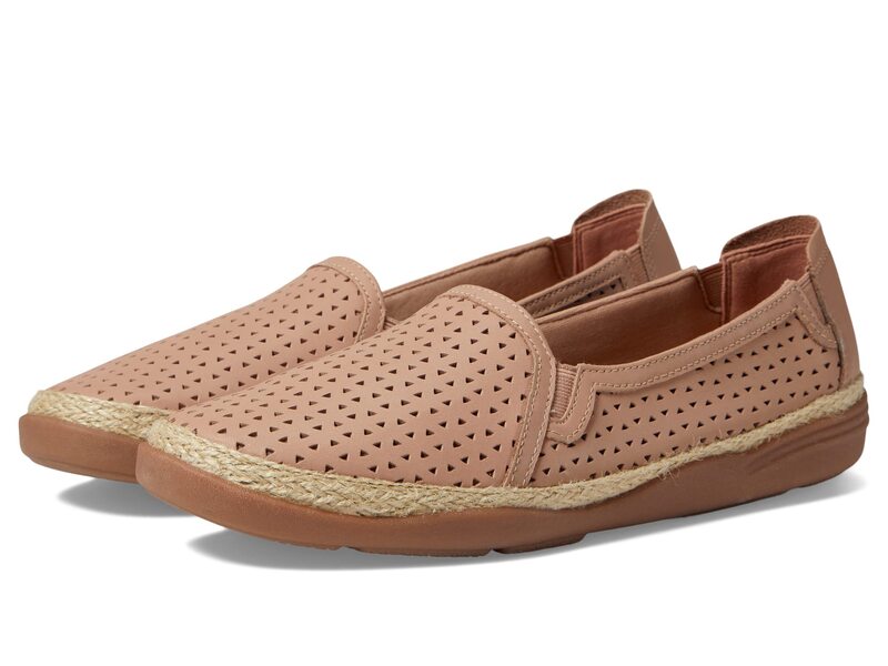クラークス レディース シューズ スリッポン・ローファー Clarks Elaina Ruby Warm Beige Leat ベージュ