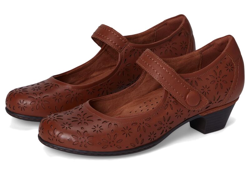 コブ 吸血鬼 レディース シューズ 踵 Cobb Hill Alesia Cognac Leather