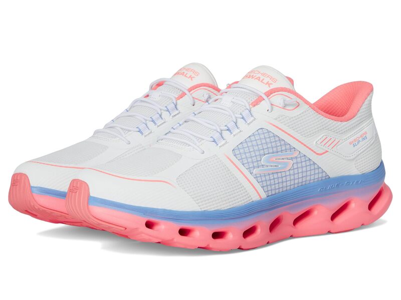スケッチャーズ レディース シューズ スニーカー SKECHERS Performance Go Walk Glide Step 2.0 Elektra Hands Free Slip-Ins White/Multi ホワイト