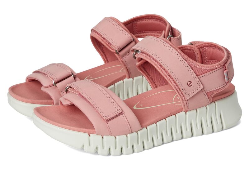 エコー レディース シューズ サンダル ECCO Gruuv Sol Sandal Old Rose Nubuck