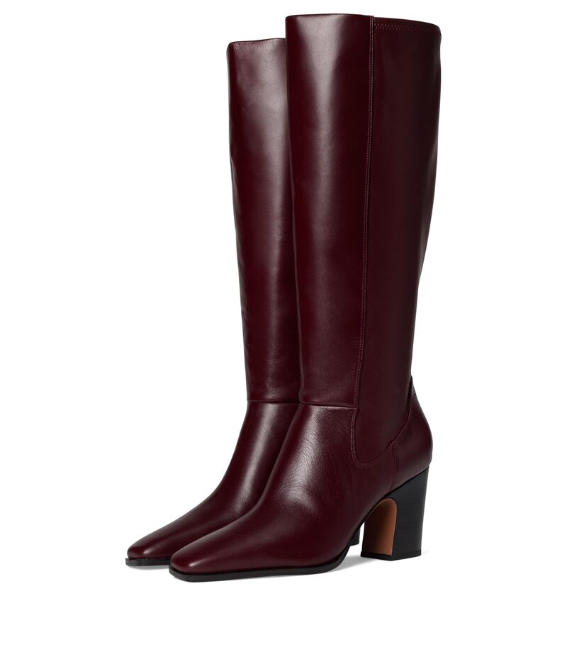 フランコサルト レディース シューズ ブーツ・レインブーツ Franco Sarto Jonie Wide Calf Oxblood Red WC レッド画像