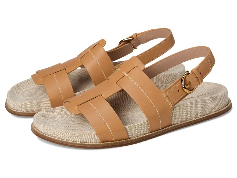 コールハーン レディース シューズ サンダル Cole Haan Marlee Fisherman Footbed Sandals Biscuit Leather