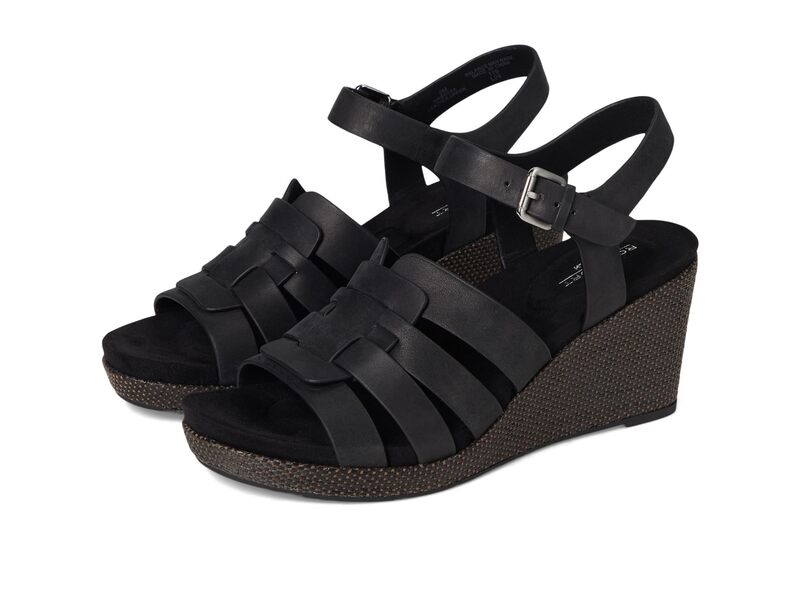 鍵を掛ける界面 レディース シューズ 踵 Rockport Bessa Black Leather 黒いこと