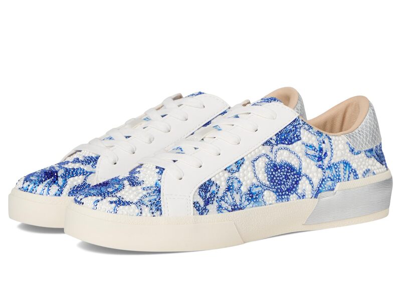 ブルーバイベトシージョンソン レディース シューズ スリッポン・ローファー Blue by Betsey Johnson Damon White Blue Flor 白いこと レディース靴-ローファー-靴