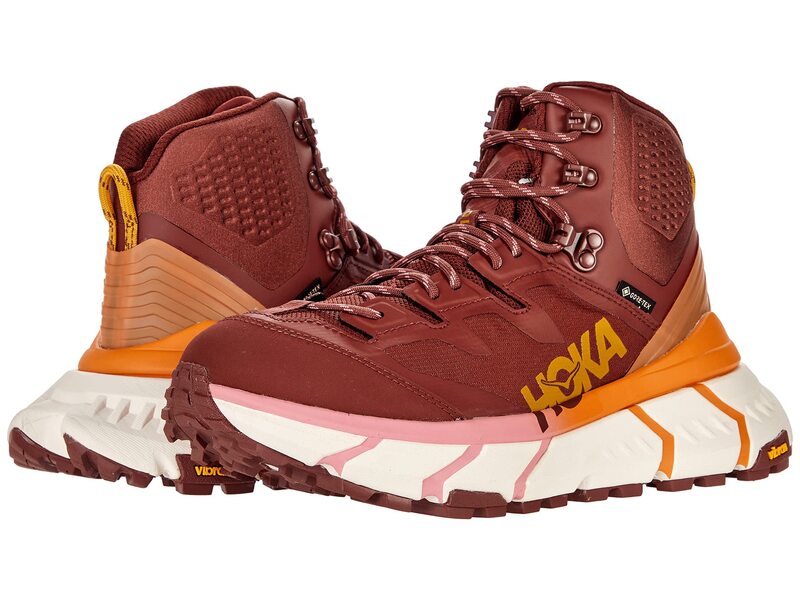 ホカオネオネ レディース シューズ スニーカー Hoka Tennine Hike GORE-TEXR Cherry Mahogany