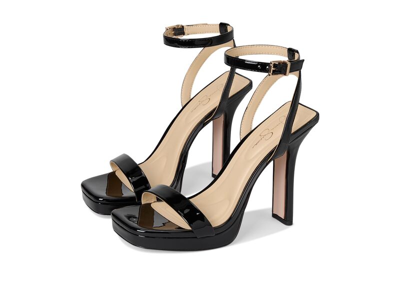 ジェシカシンプソン レディース シューズ ヒール サンダル Jessica Simpson Adonia Higheel Sandals Black ブラック