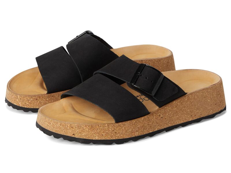 ビルケンシュトック レディース シューズ サンダル プラットフォーム Papillio by Birkenstock Almina Platform Sandal - Nubuck Black ブラック