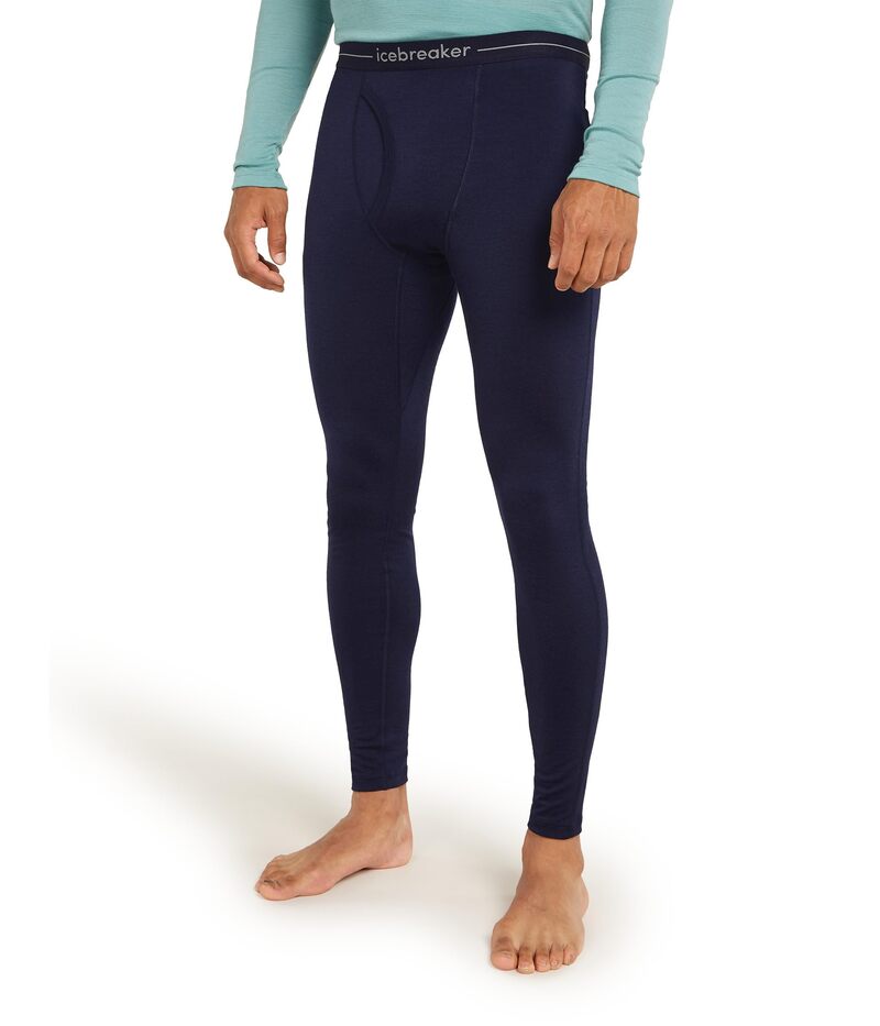アイスブレーカー メンズ ボトムス カジュアルパンツ レギンス Icebreaker Oasis Leggings w/ Fly Midnight Navy/M ネイビー