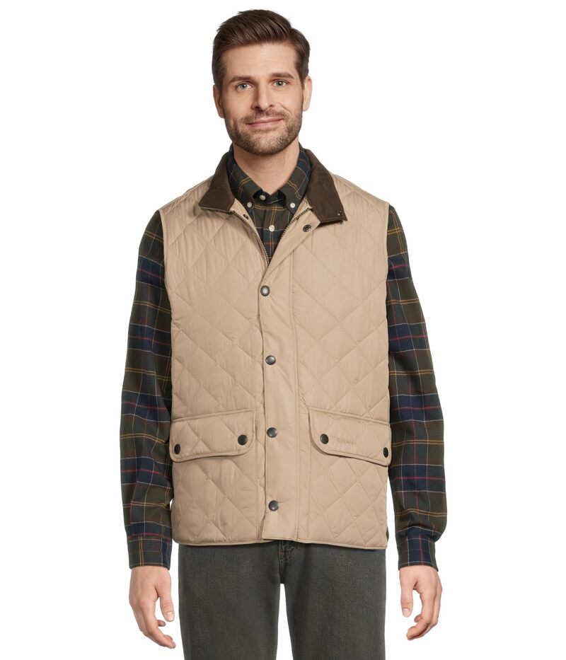バブアー メンズ アウター 厚地の外套 Barbour Lowerdale Gile Washed Stone 石ころ