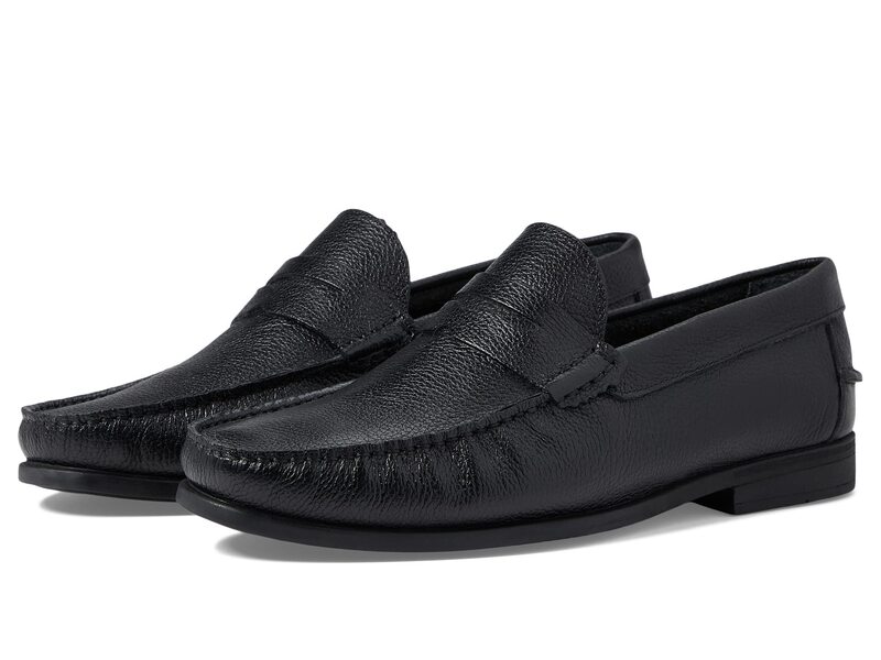 マークジョセフニューヨーク メンズ シューズ スリッポン・ローファー Marc Joseph New York Valley Road 2.0 Black Grainy ブラック