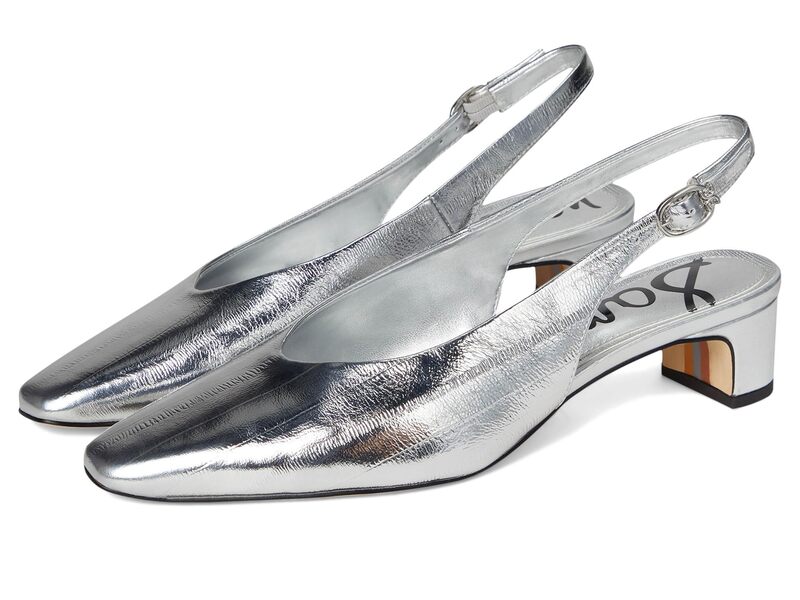 サムエデルマン レディース シューズ スリッポン・ローファー Sam Edelman Ronnie Silver しろがね色 レディース靴-ローファー-靴