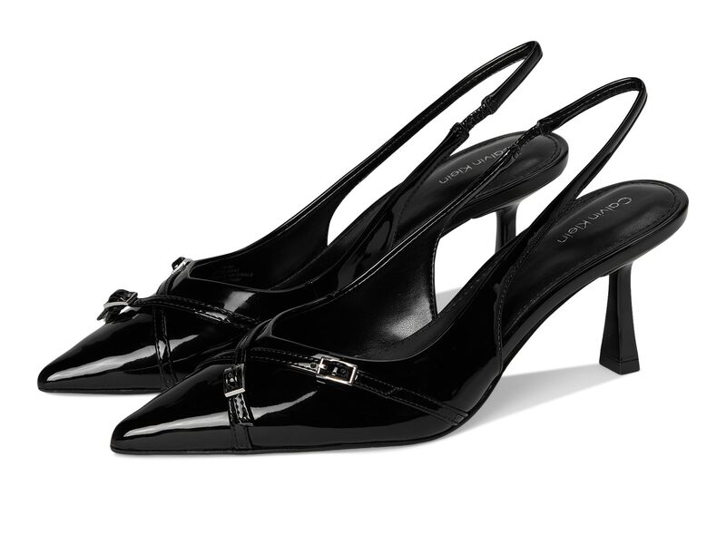カルバンクライン レディース シューズ ヒール Calvin Klein Tulissa Black Patent ブラック
