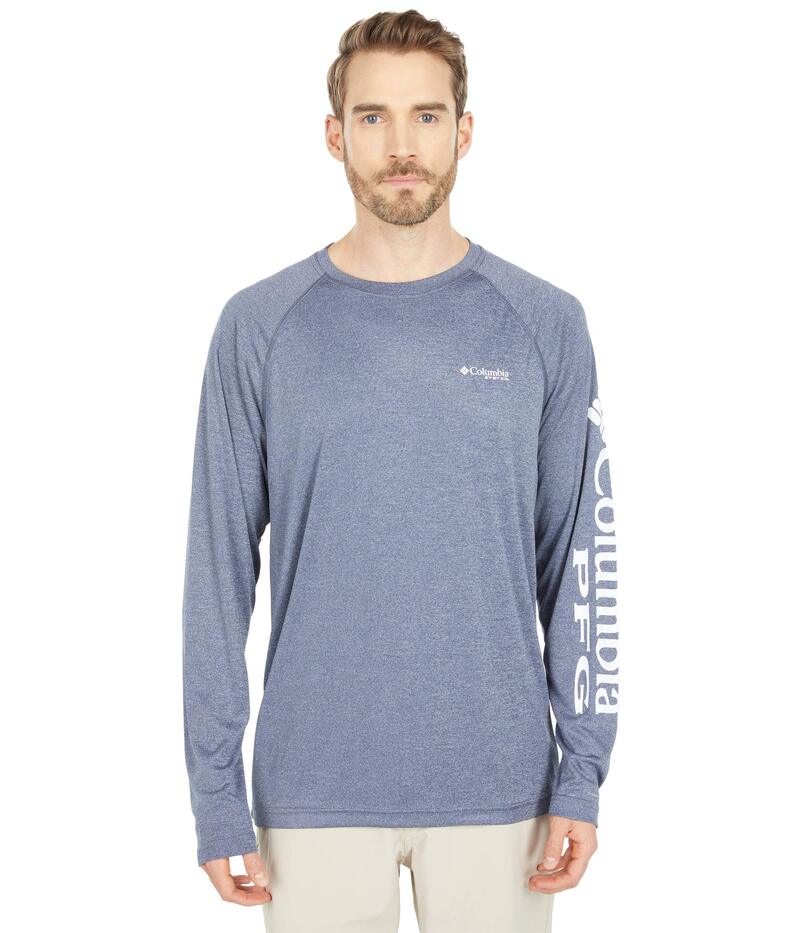 コロンビア メンズ トップス プルオーバー Columbia Terminal Tackle Heather Long Sleeve Shirt Collegiate Navy 米国海軍