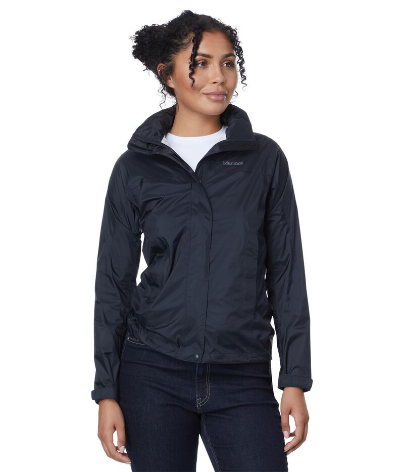 マーモット レディース アウター コート ジャケット Marmot PreCip Eco Jacket Black ブラック