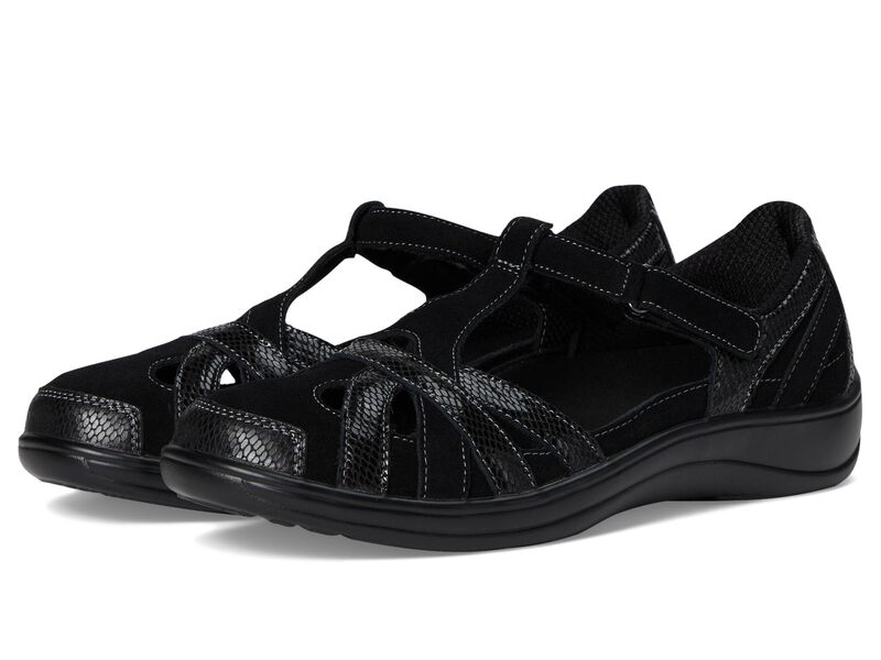 オルトフィート レディース シューズ サンダル Orthofeet Juno Black 黒いこと