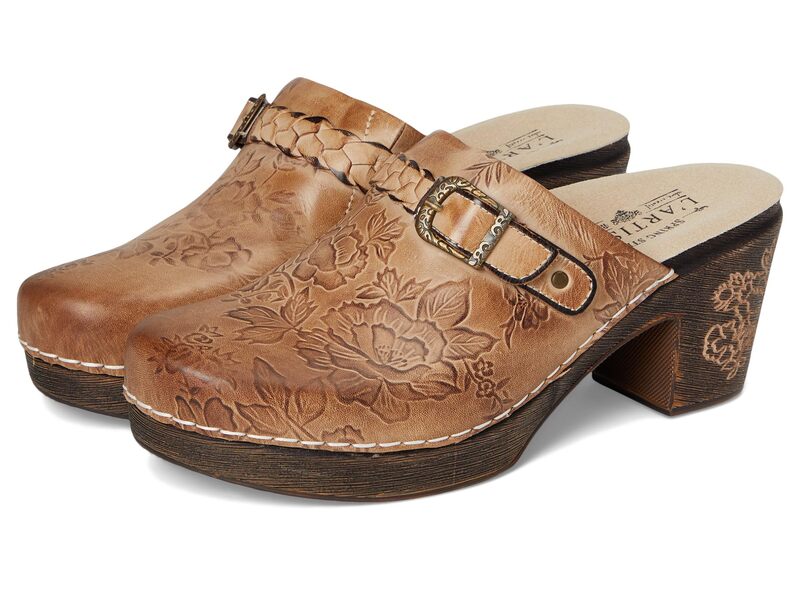 発条足取り レディース シューズ 踵 L\u0027Artiste by Spring Step Calliroe Beige Multi ベージュ