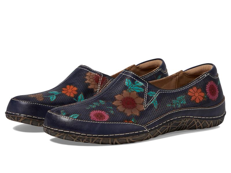 スプリングステップ レディース シューズ サンダル L'Artiste by Spring Step Libora-Delite Navy Multy ネイビー