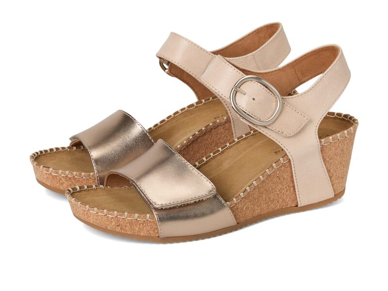 コンフォーティバ レディース シューズ 踵 Comfortiva Eldorah Beige-Gold ベージュ