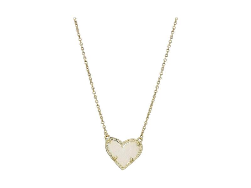 ケンドラスコット レディース アクセサリー ネックレス・チョーカー・ペンダントトップ レース Kendra Scott Ari Heart Short Pendant Necklace Gold Iridescent ゴールド