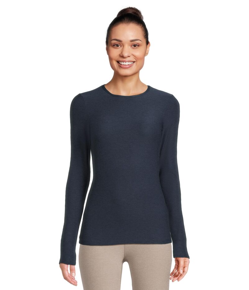 ビヨンドヨガ レディース トップス シャツ Beyond Yoga Featherweight Classicrew Pullover Nocturnal Navy ネイビー