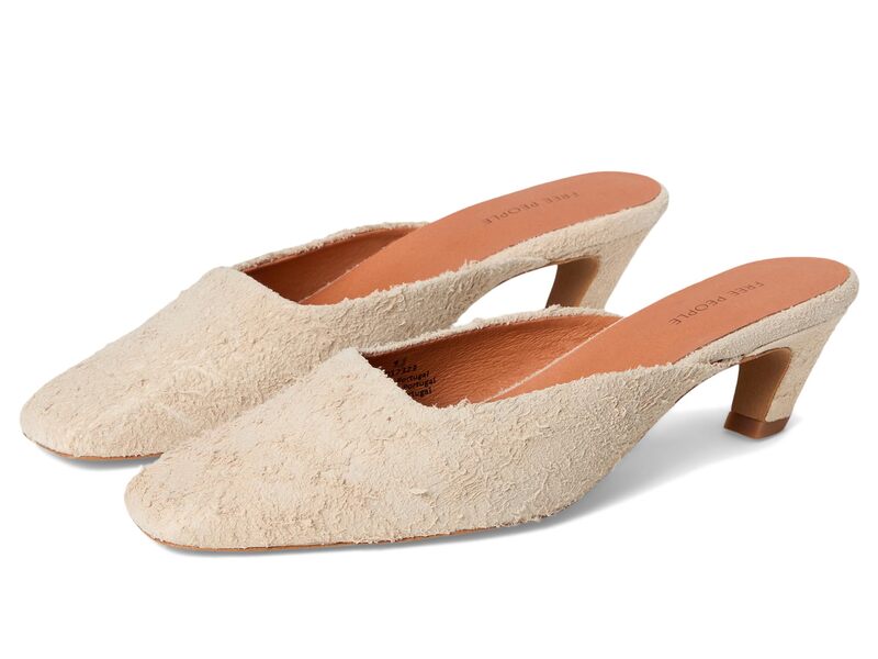 フリーピープル レディース シューズ 踵 Free People Avenue Heelsand Hairy Sued 真砂