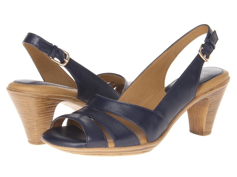 コンフォーティバ レディース シューズ 踵 Comfortiva Neima - Soft Spots Navy Velvet She 米国海軍