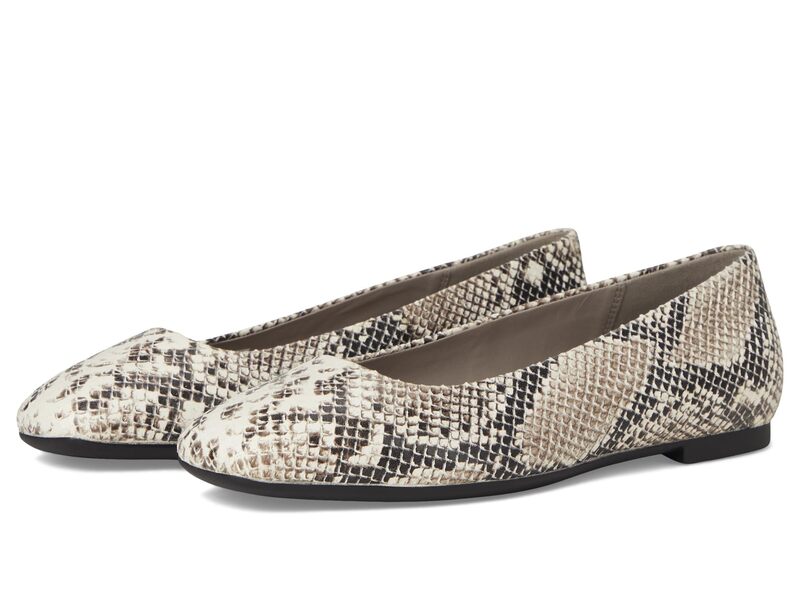 エコー レディース シューズ サンダル ECCO Margot Plain Ballerina Flat Dark Clay Snake