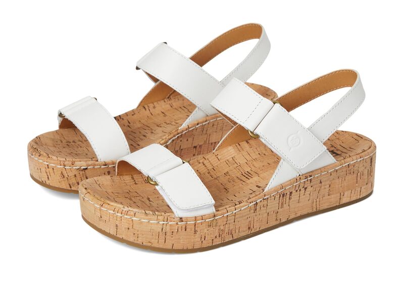 ボーン レディース シューズ サンダル Born Sloan White Bianco 白いこと