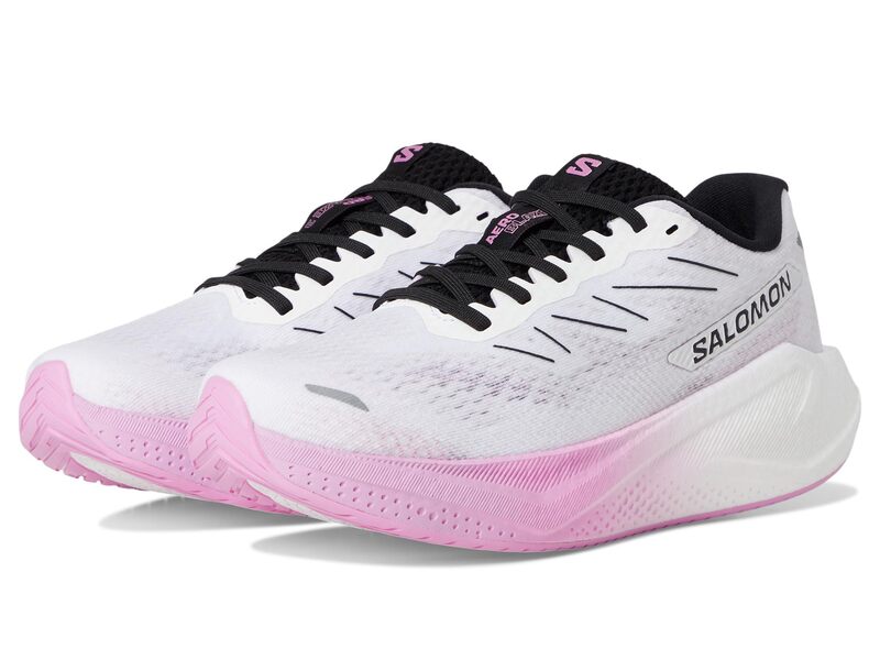 サロモン レディース シューズ スニーカー Salomon Aero Blaze White/Black/Cyc ホワイト